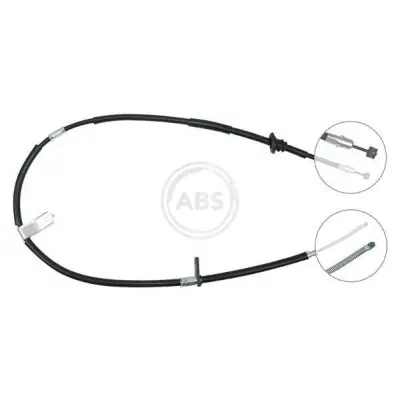 Cable de accionamiento, freno de estacionamiento A.B.S. K10897 Envío Exprés